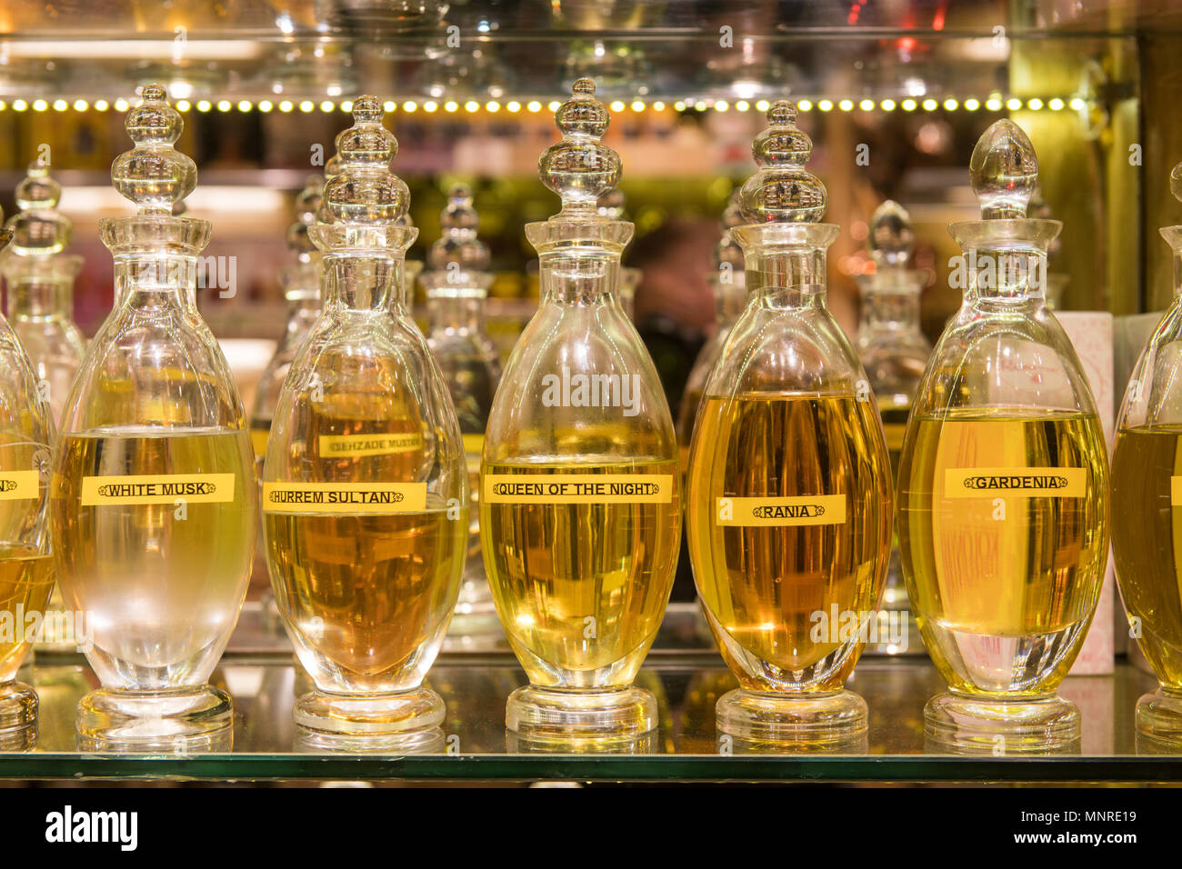 Perfume Bottles On Shelf High Resolution Stock Photography and Images -  Alamy