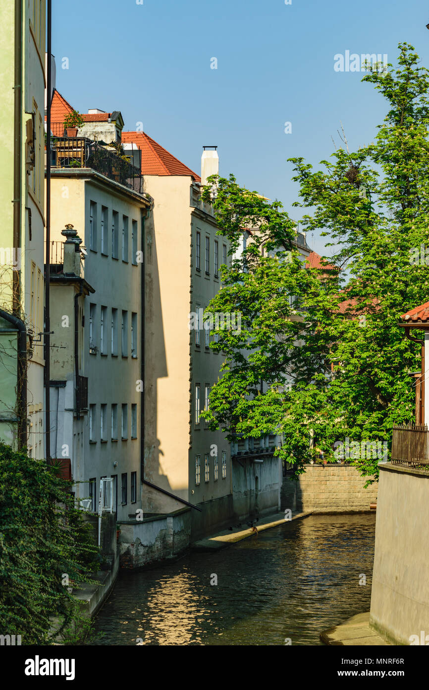 Chertovka Canal / Prague Venice Stock Photo