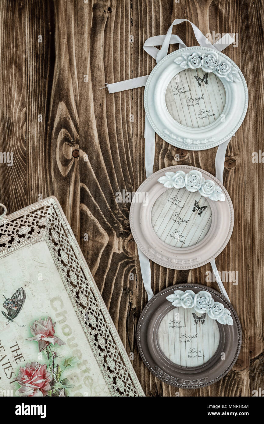 Hanging photo frame on ribbon hires stock photography and images Alamy