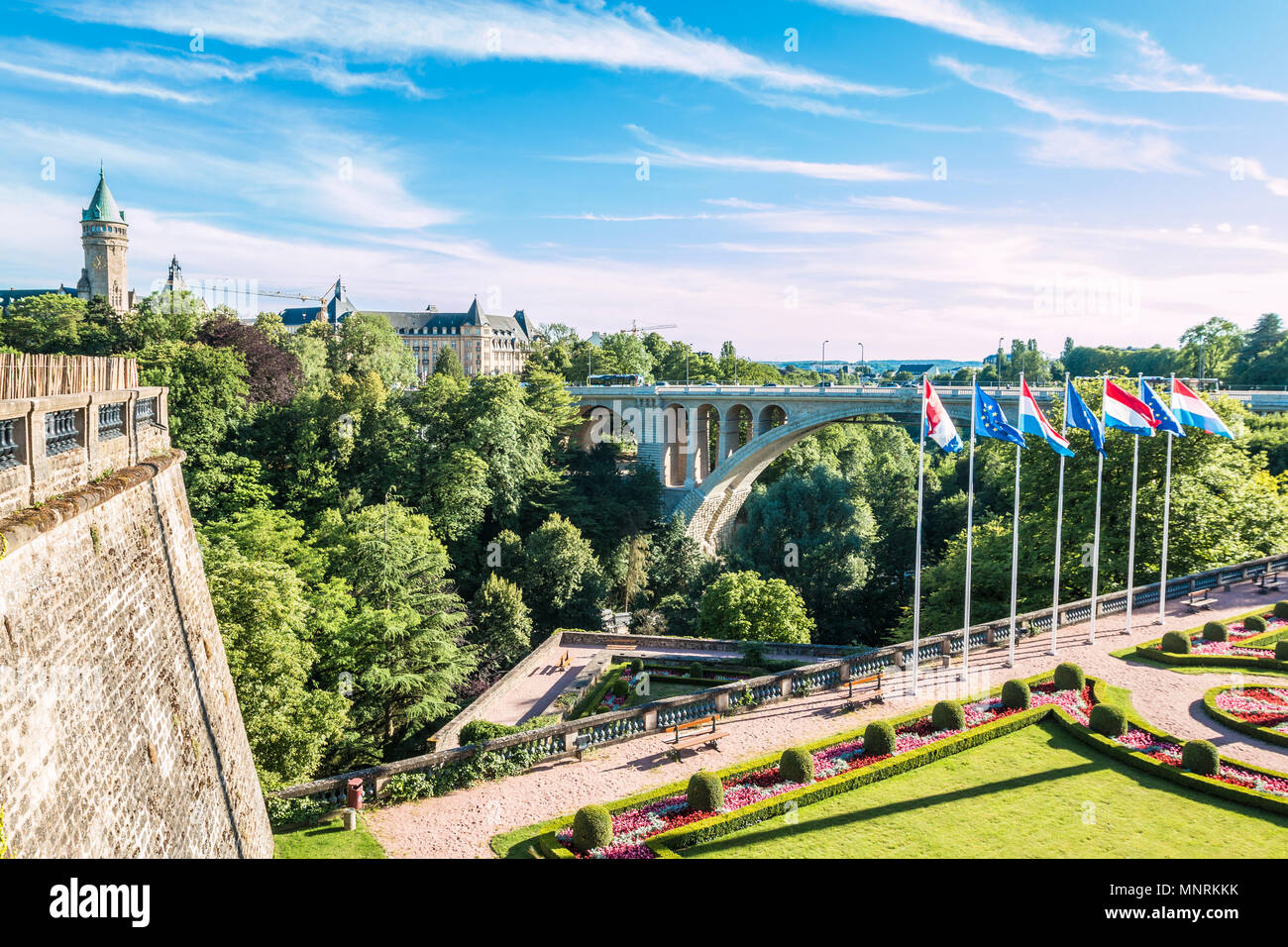 Summer in Luxembourg Stock Photo