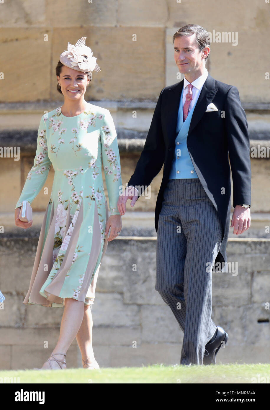 Pippa Middleton and James Matthews arrive at St Chapel in