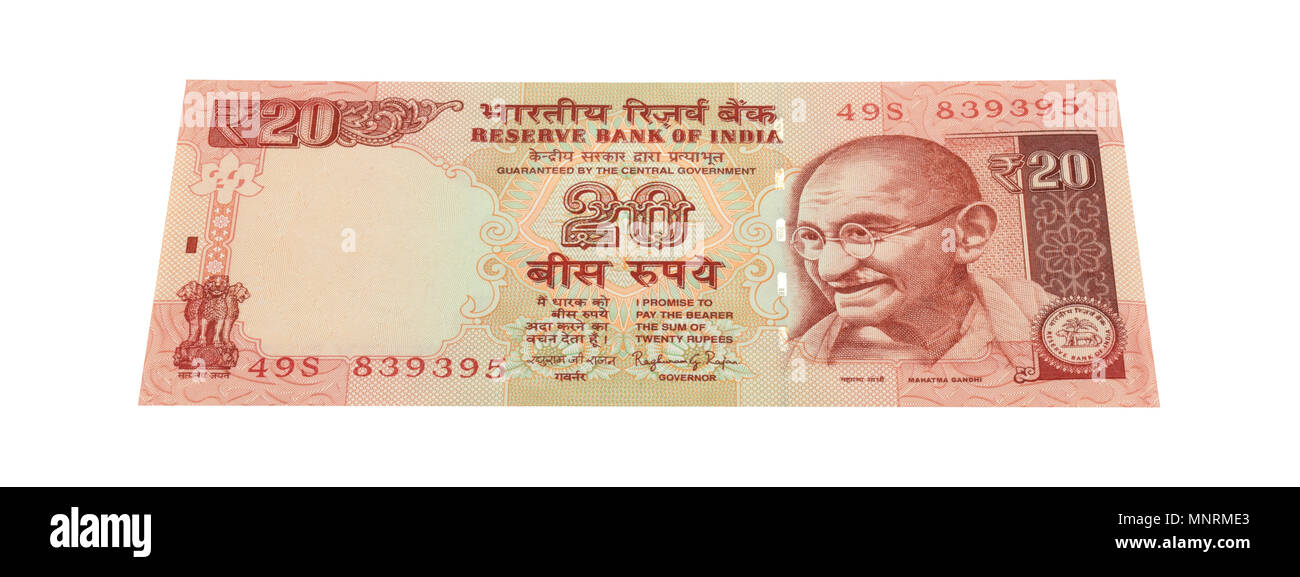 Currency note of India Stock Photo