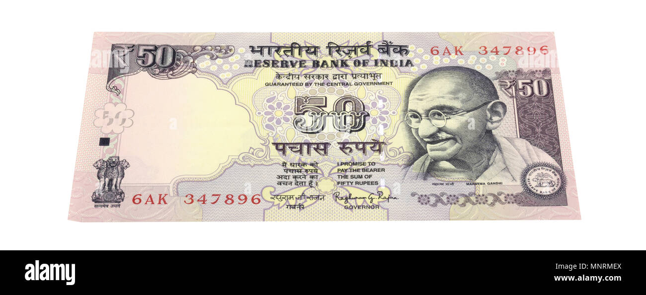 Currency note of India Stock Photo