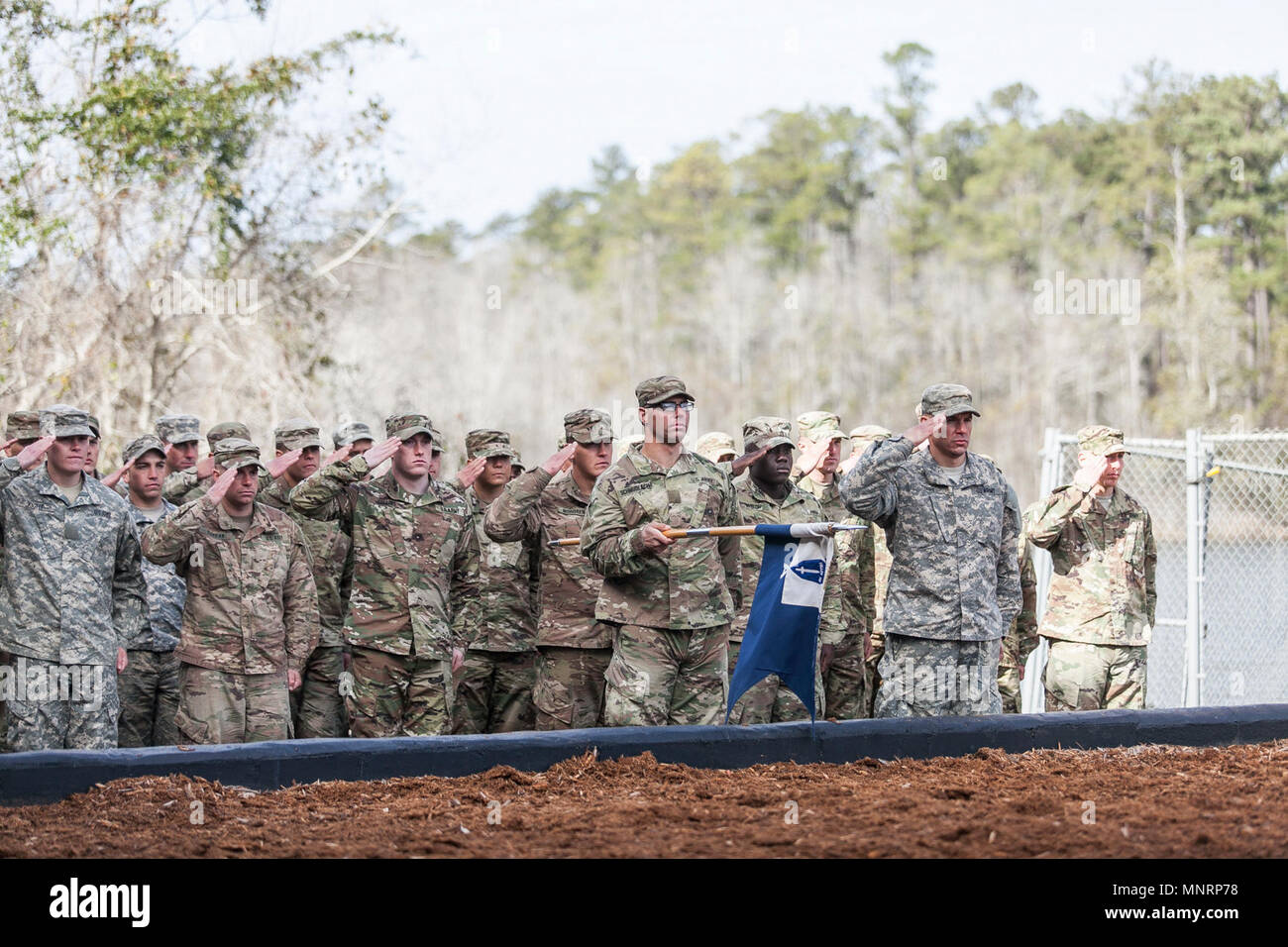 Cpl. Wu participates in Ranger Graduation Class 2-18 at Victory Pond, Maneuver Center of Excellence,  Fort Benning, Ga, on January 26, 2018. ( Stock Photo