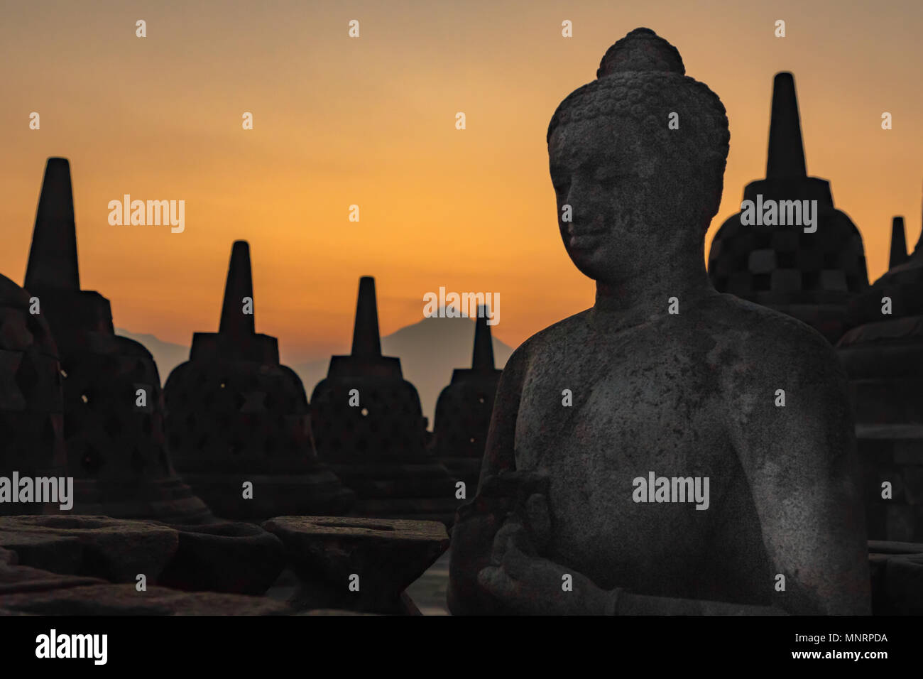 Borobudur Central Java Indonesia 04 May, 2018 The 9th century temple of ...