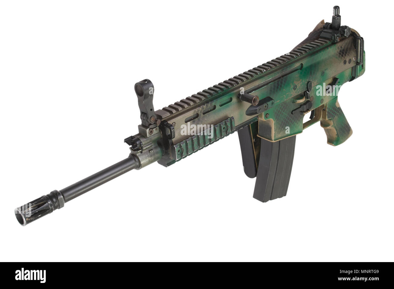 Assault Rifle Rectangle Shape Special operations forces combat assault rifle Cut Out Stock Images ...