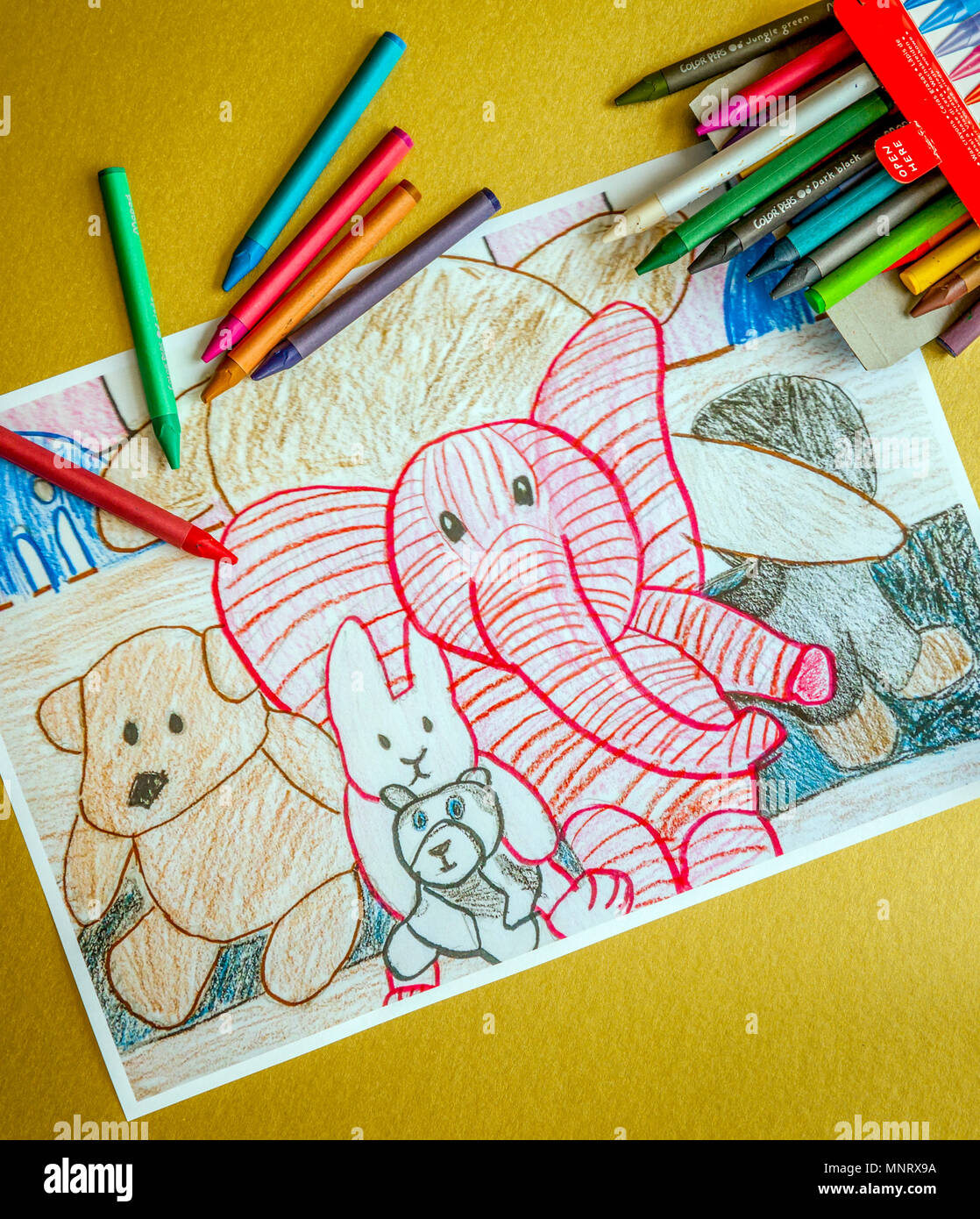 Kids sketch hi-res stock photography and images - Alamy