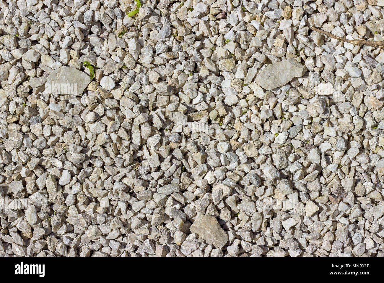 Gravel shingles stone construction background or texture Stock Photo