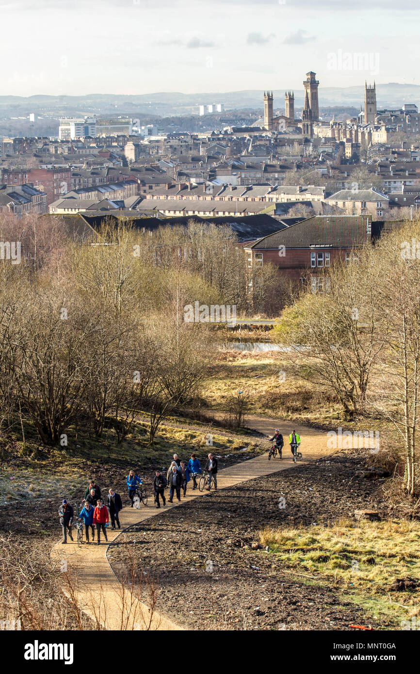 View of Glasgow, Scotland Stock Photo