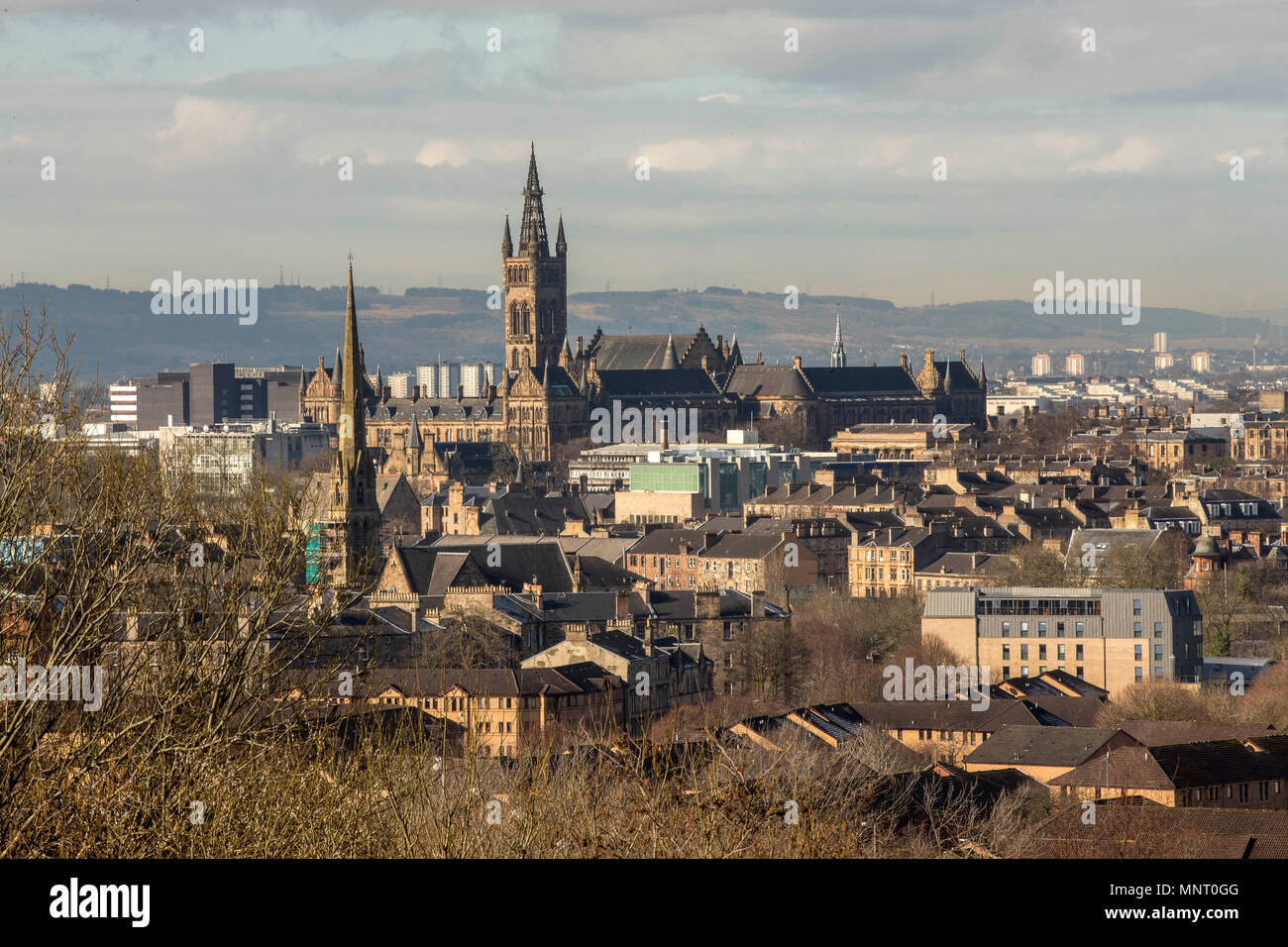 View of Glasgow, Scotland Stock Photo