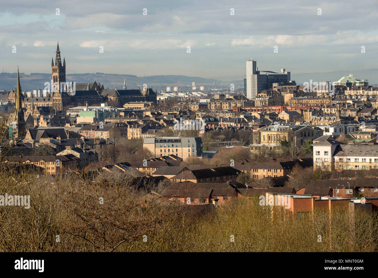 View of Glasgow, Scotland Stock Photo