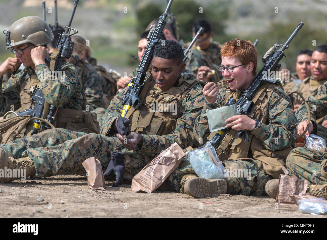 Marine combat training battalion mct hires stock photography and