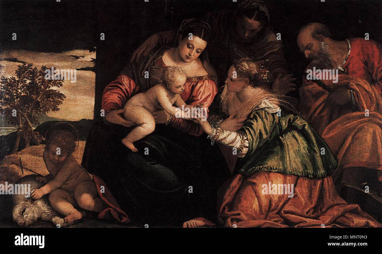 Mystical Marriage of Saint Catherine circa 1555. 959 Paolo Veronese ...
