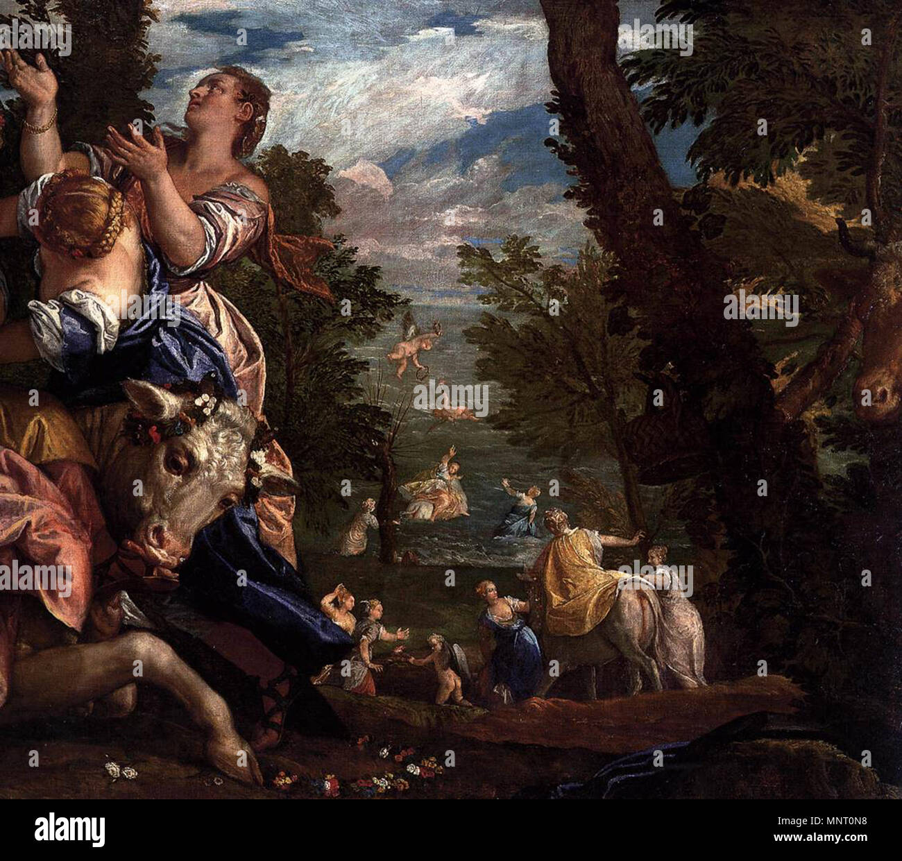 The abduction of Europa (detail) circa 1578. 959 Paolo Veronese - The ...