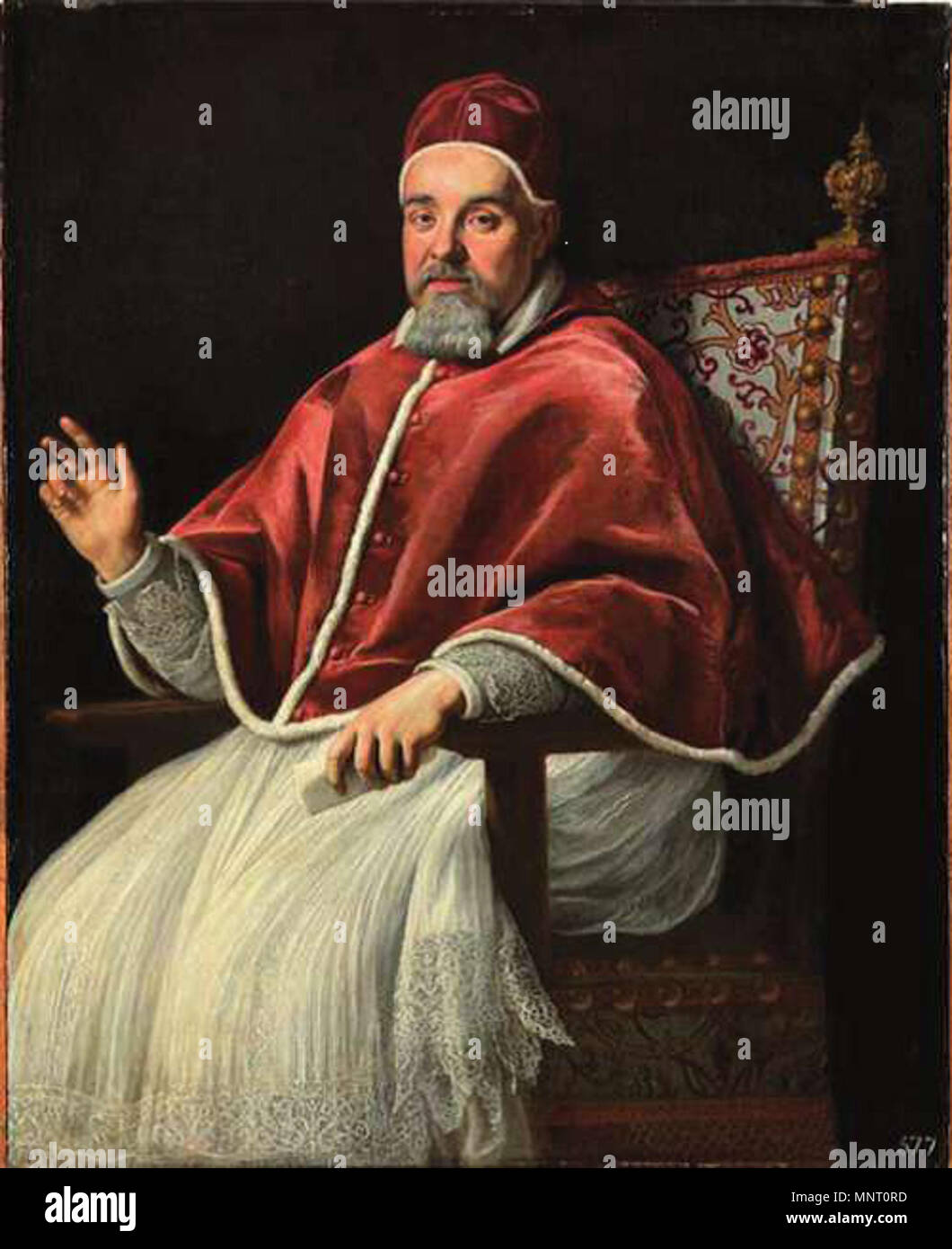 .  Italiano: Papa Urbano VIII (1568-1644) . 17th century.   959 Papa Urbano VIII Barberini Stock Photo