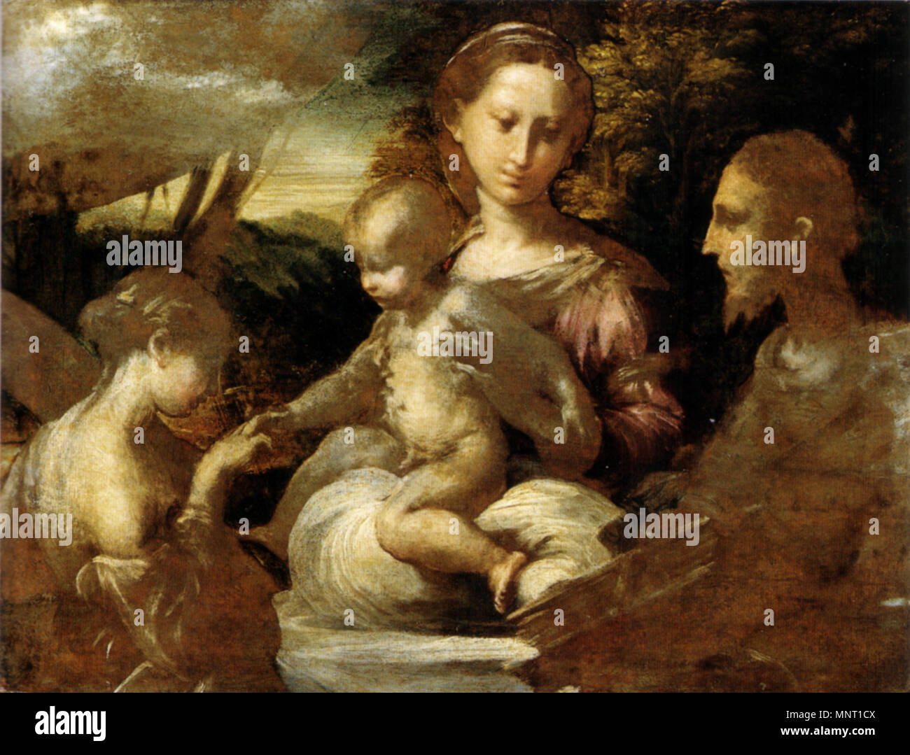 The Mystic Marriage of Saint Catherine circa 1527-31. 962 Parmigianino ...