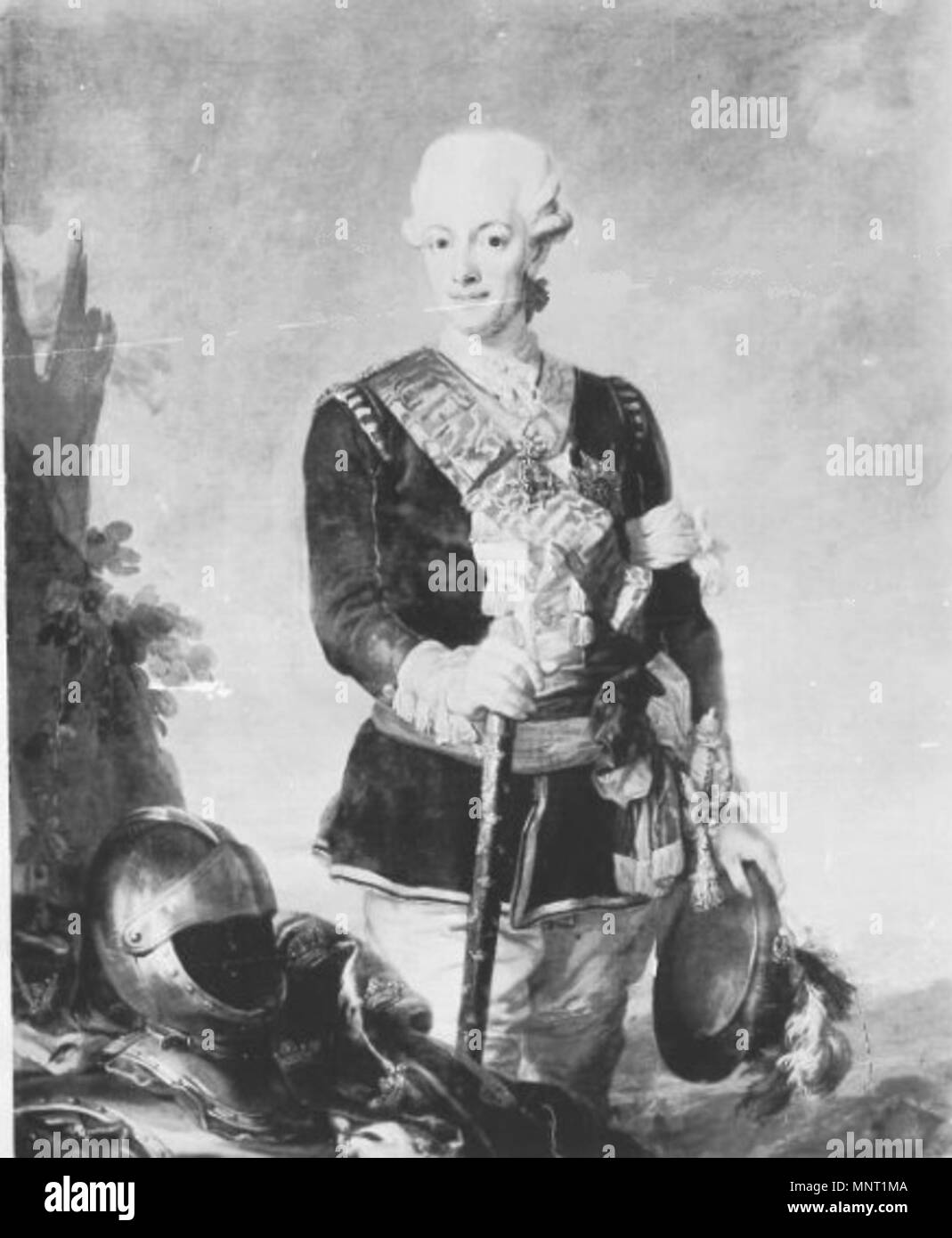 German: Gustav 3., König von Schweden King Gustav III of Sweden (1746-1792)   circa 1779.   963 Pasch - Gustav III of Sweden, Kassel Stock Photo
