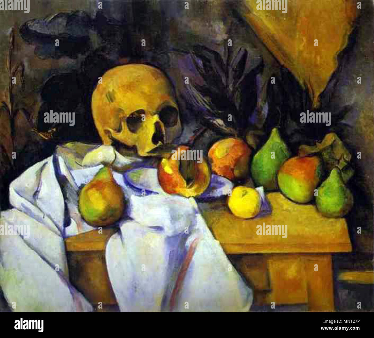 965 Paul Cézanne - Still Life with a Skull Stock Photo