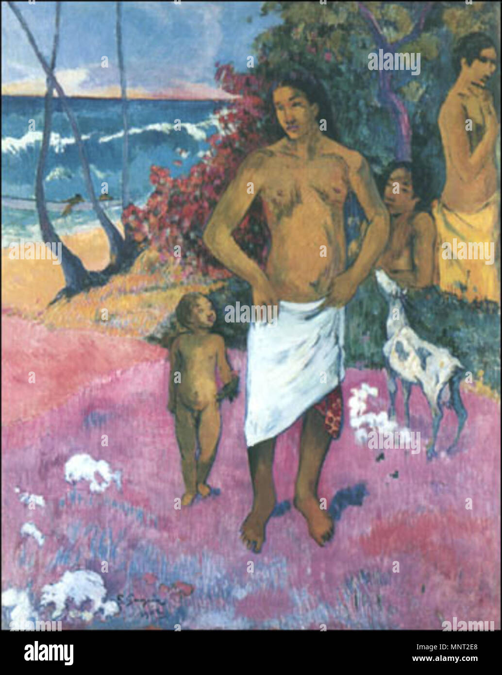 French Famille Tahitienne A Walk By The Sea Or Tahitian Family Or Bathers 1902 965 Paul Gauguin A Walk By The Sea Or Tahitian Family 1902 Stock Photo Alamy