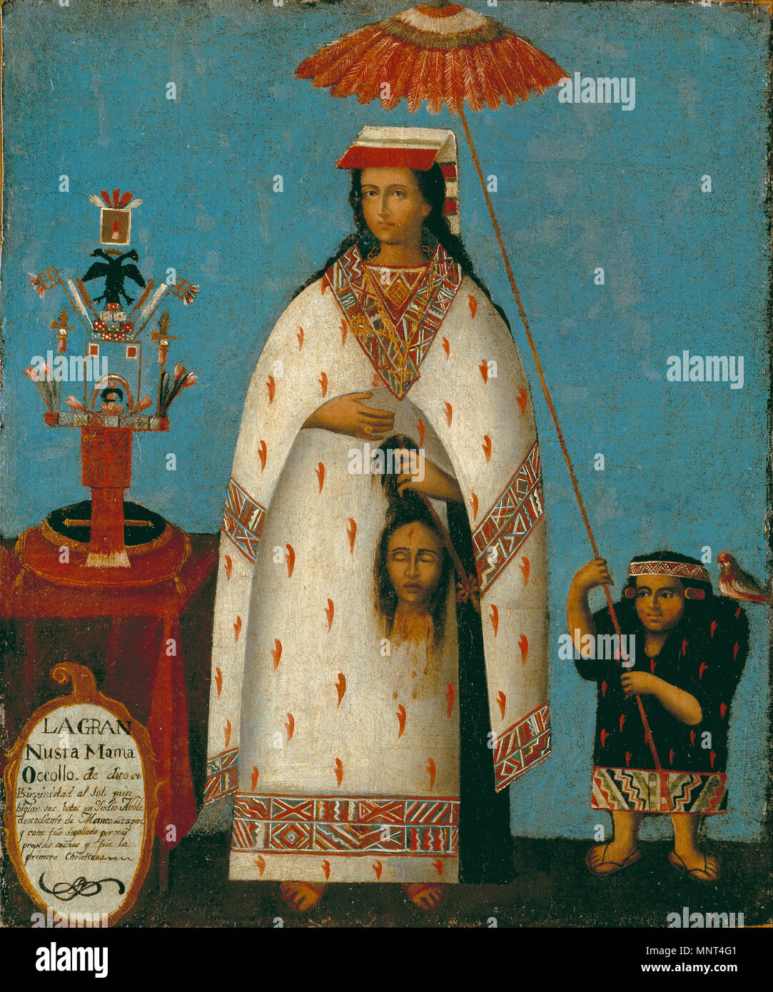 Inca Princess - La Gran Ñusta Mama Occollo early 1800s. 974 Peru - Inca ...