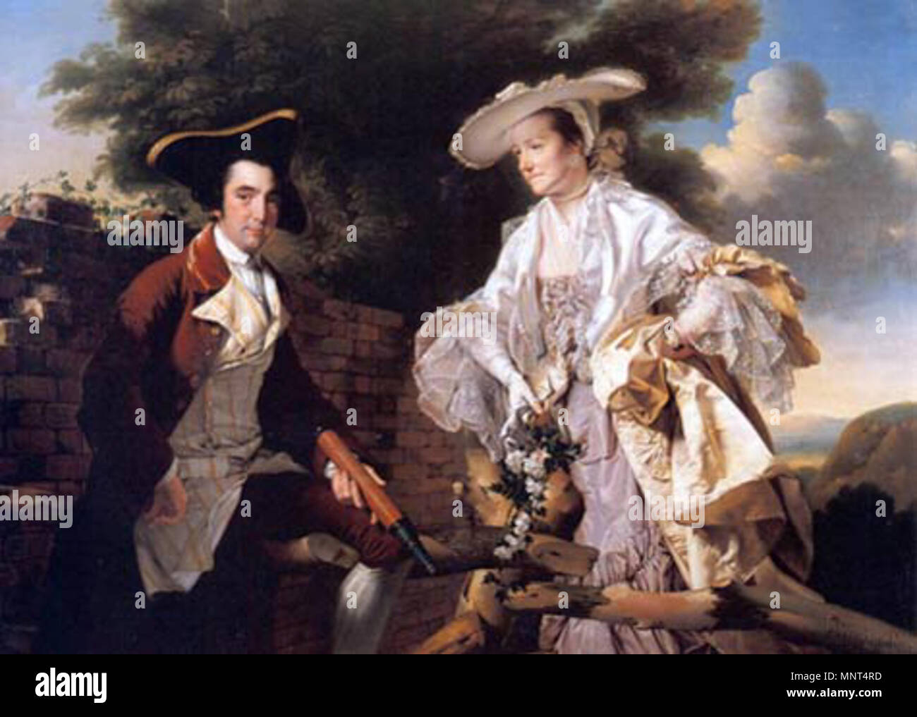 English Peter Perez Burdett, and his Wife Hannah Burdett 1765. 975