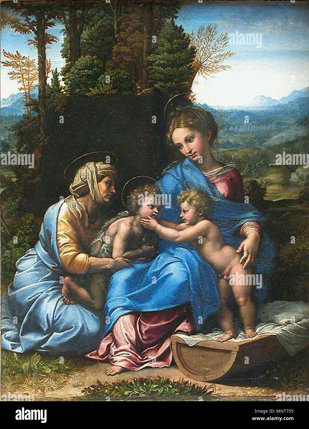 Piccola sacra famiglia 15181519. 984 Piccola sacra famiglia, scuola di