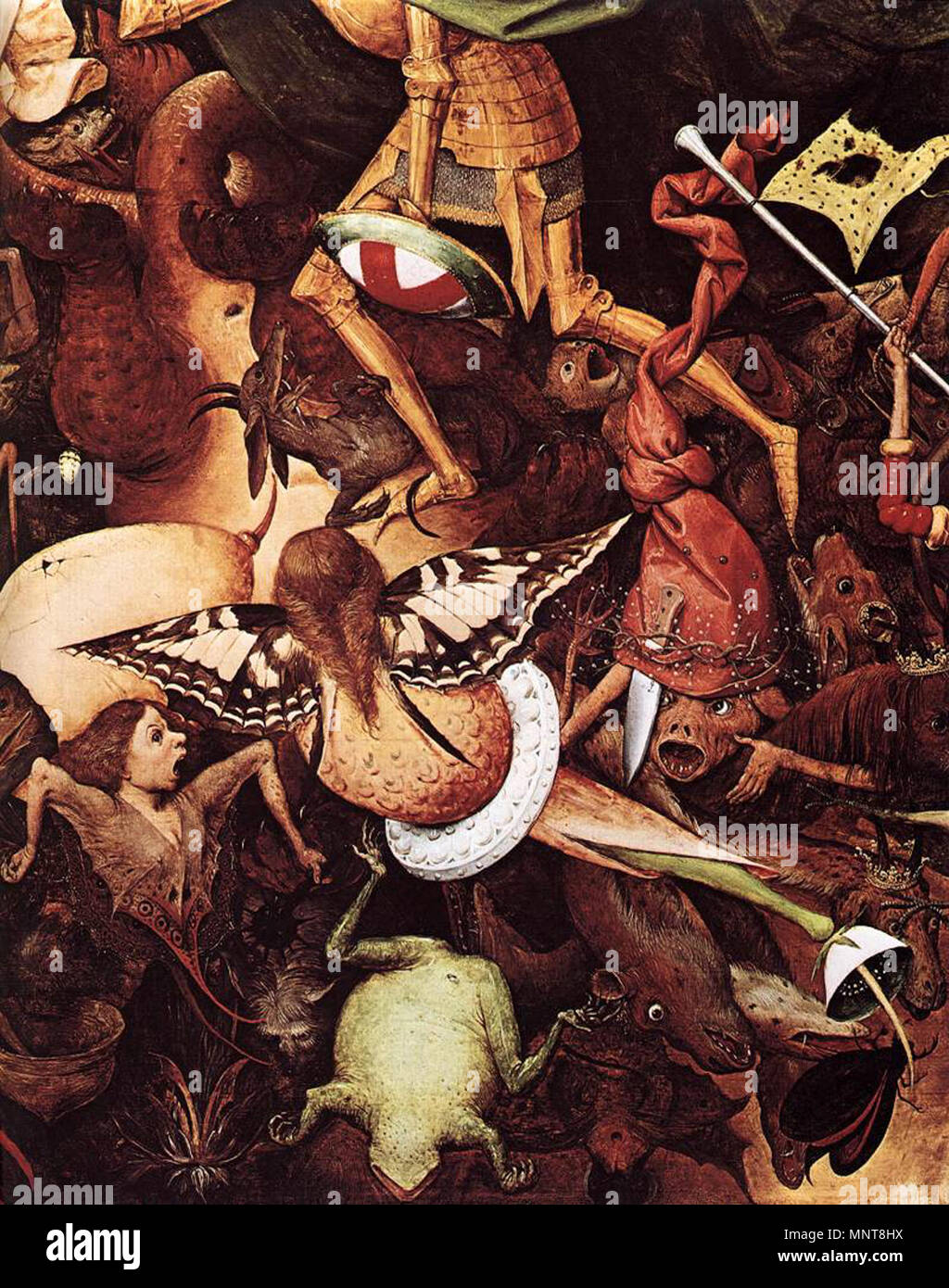 The Fall of the Rebel Angels (detail) 1562. 990 Pieter Bruegel the