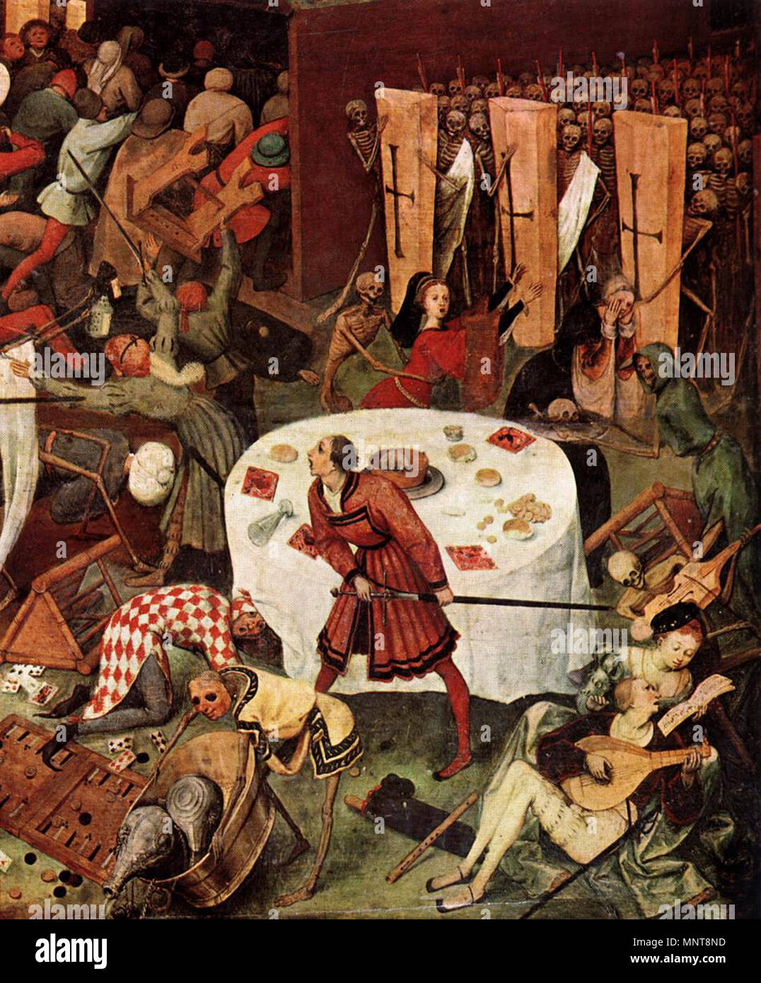 The Triumph of Death (detail)   circa 1562.   990 Pieter Bruegel the Elder - The Triumph of Death (detail) - WGA3392 Stock Photo