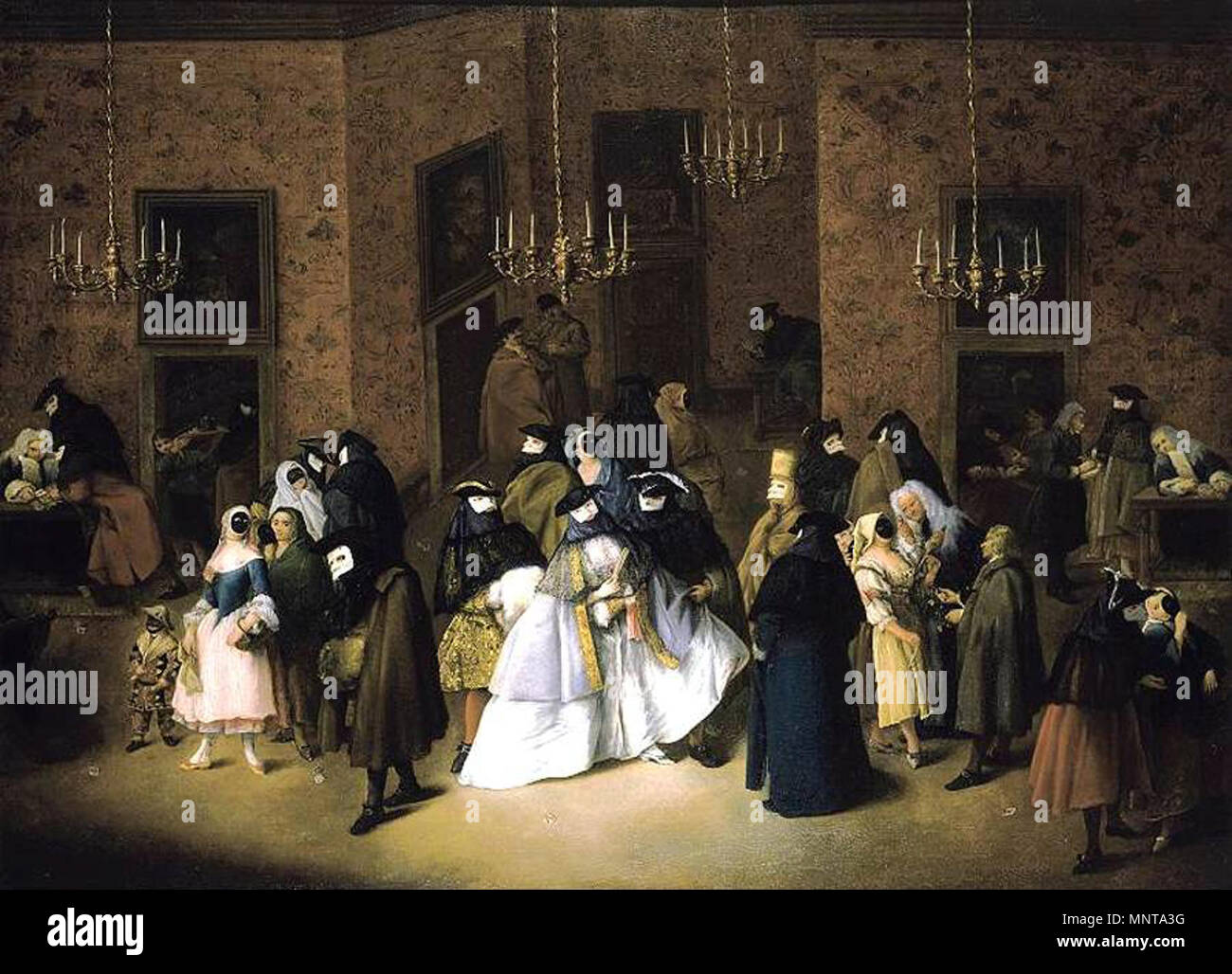 The Ridotto in Venice 1750's. 996 Pietro Longhi The Ridotto in Venice