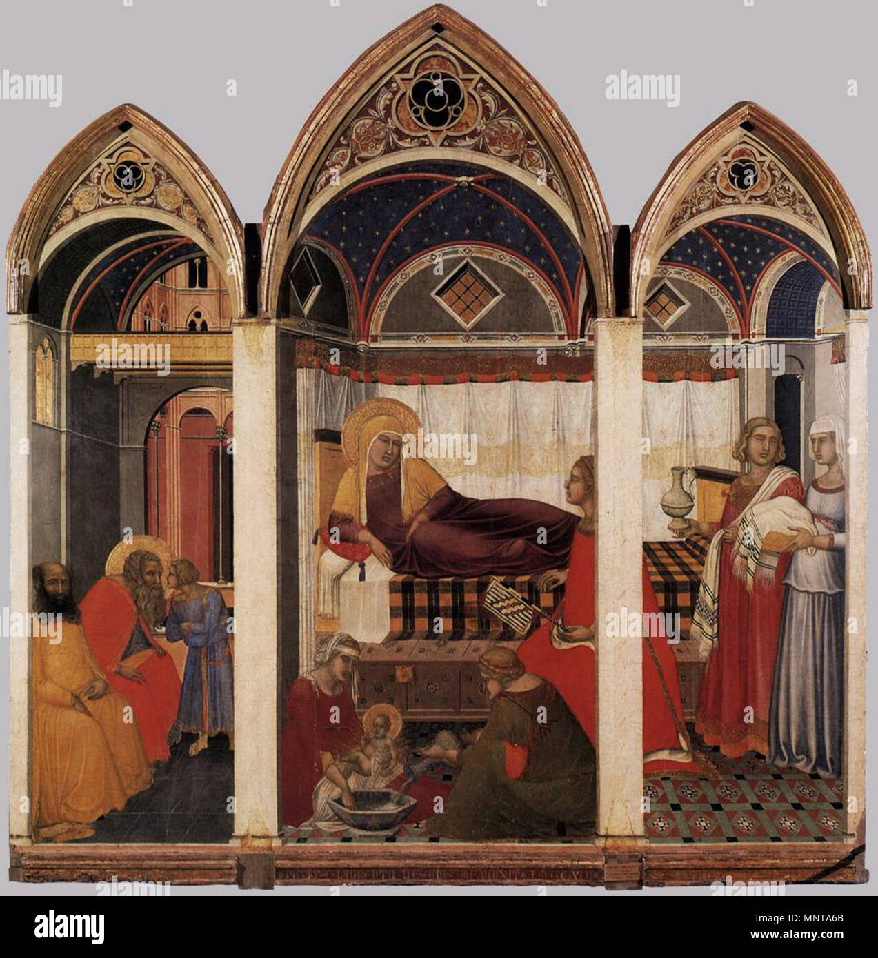 The Birth of Mary 1342. 996 Pietro Lorenzetti The Birth of Mary