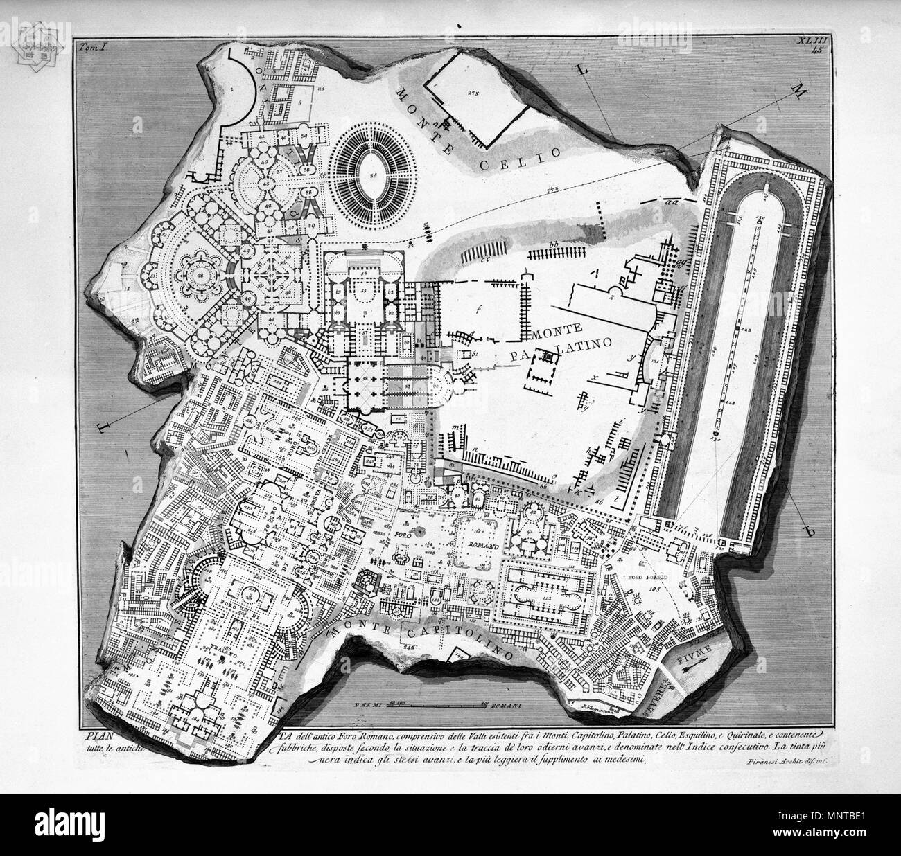 forum romanum map