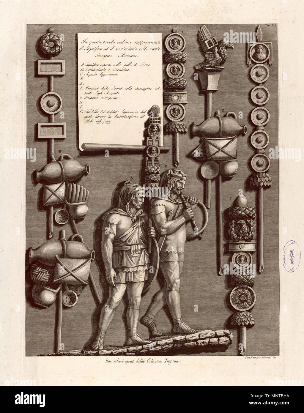 Bassirilievi cavati dalla Colonna Trajana 1774-1779. 1001 Piranesi ...