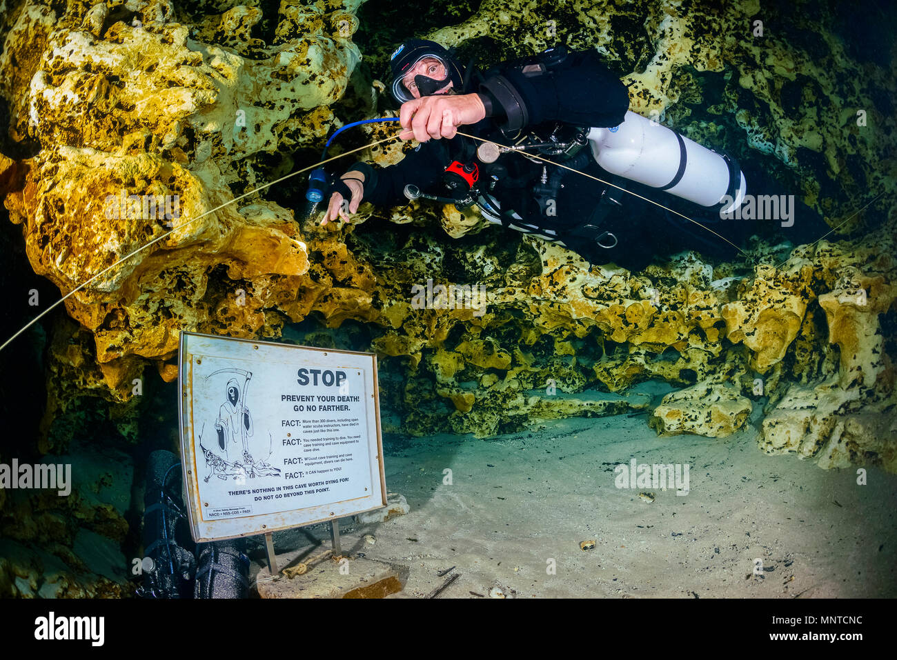 Ginnie Springs Cave Map