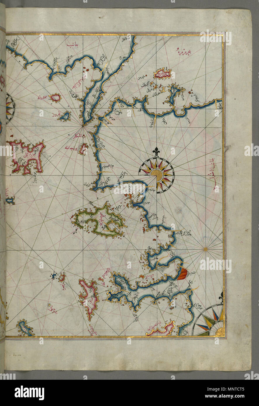 Map of the Sea of Marmara and the Islands of the Eastern Aegean Sea ...