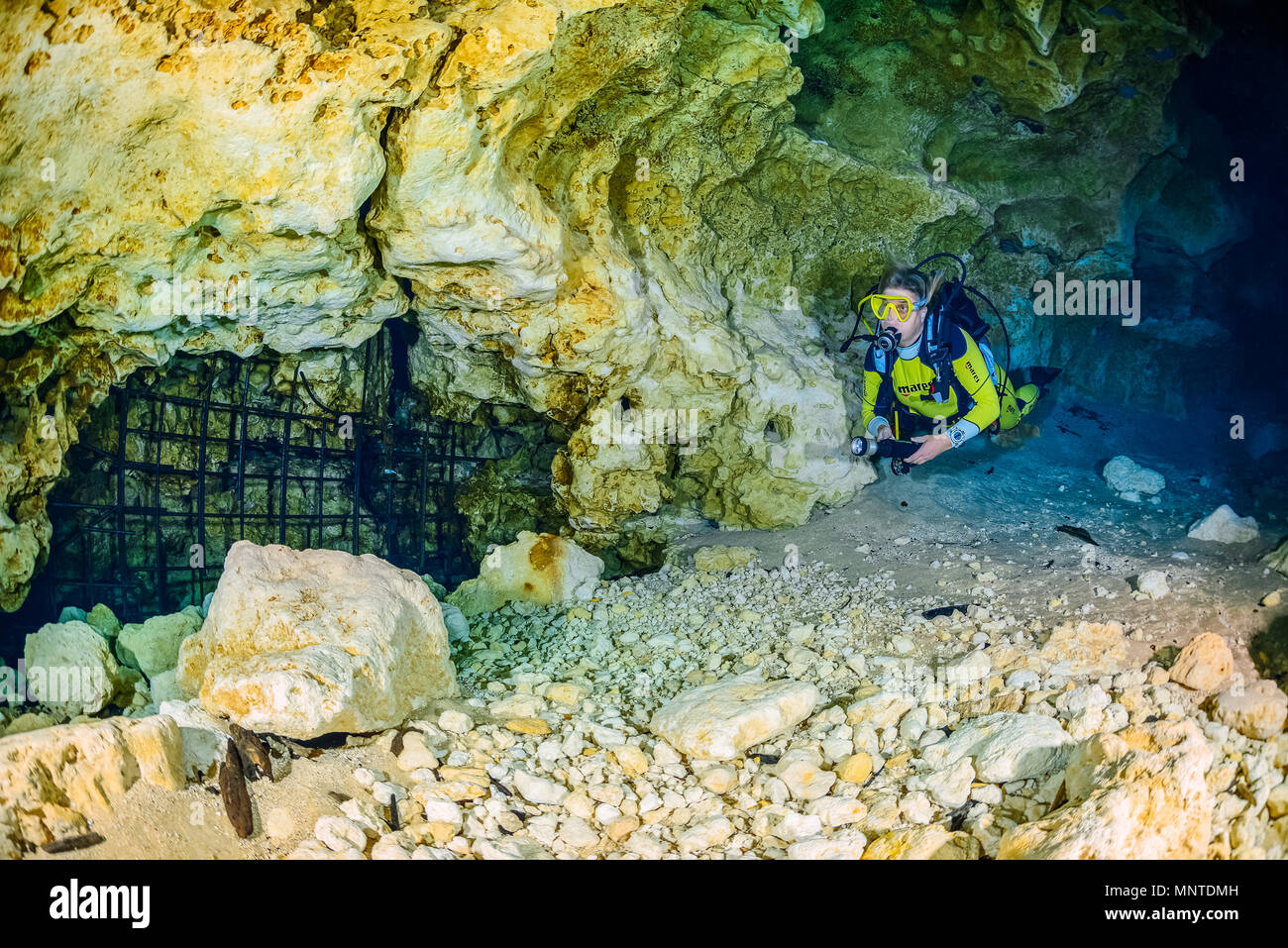 Ginnie Springs Cave Map