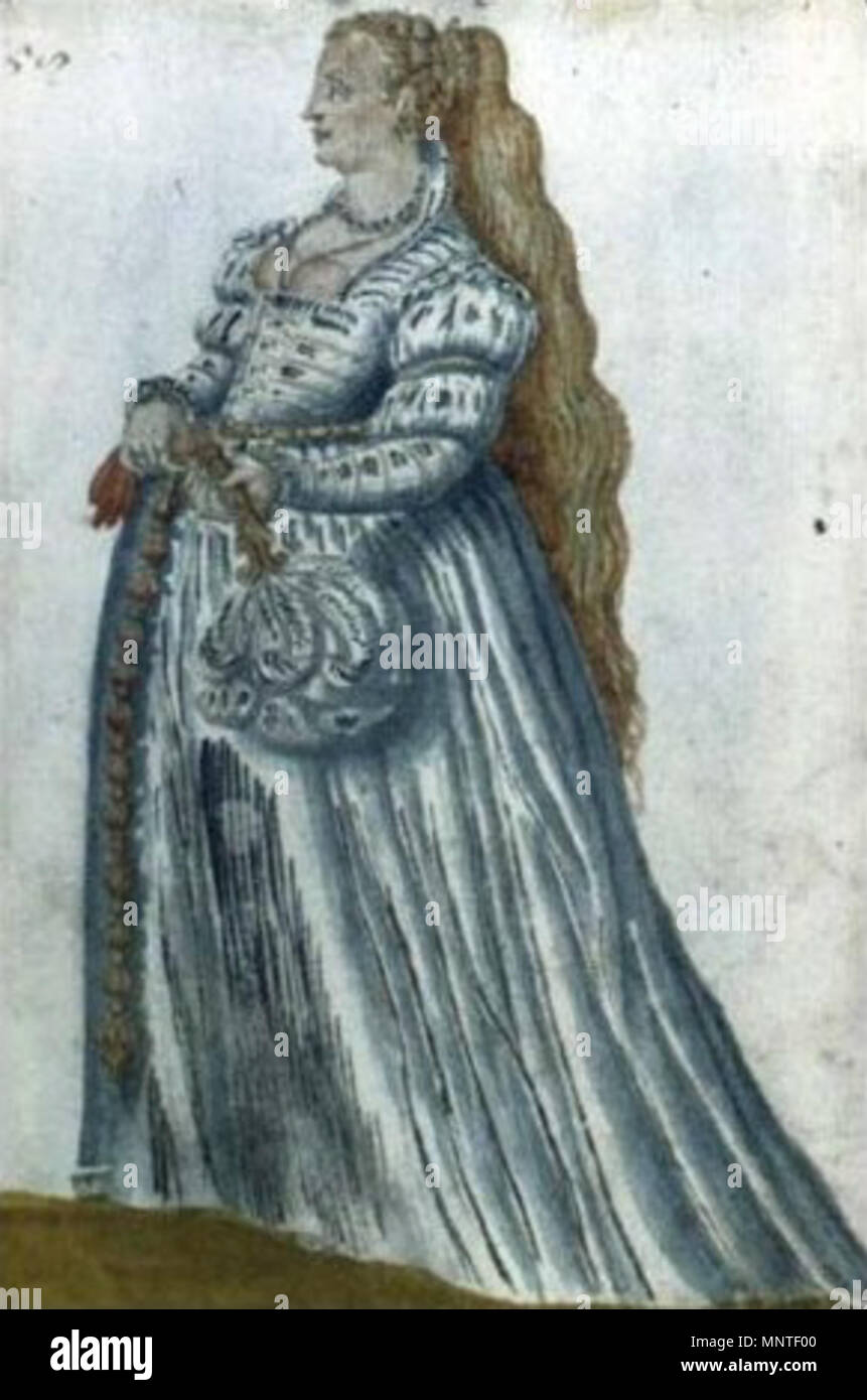 . Portrait of a venetian woman . 1575. Anonymous 1012 Pomander 2 Stock ...