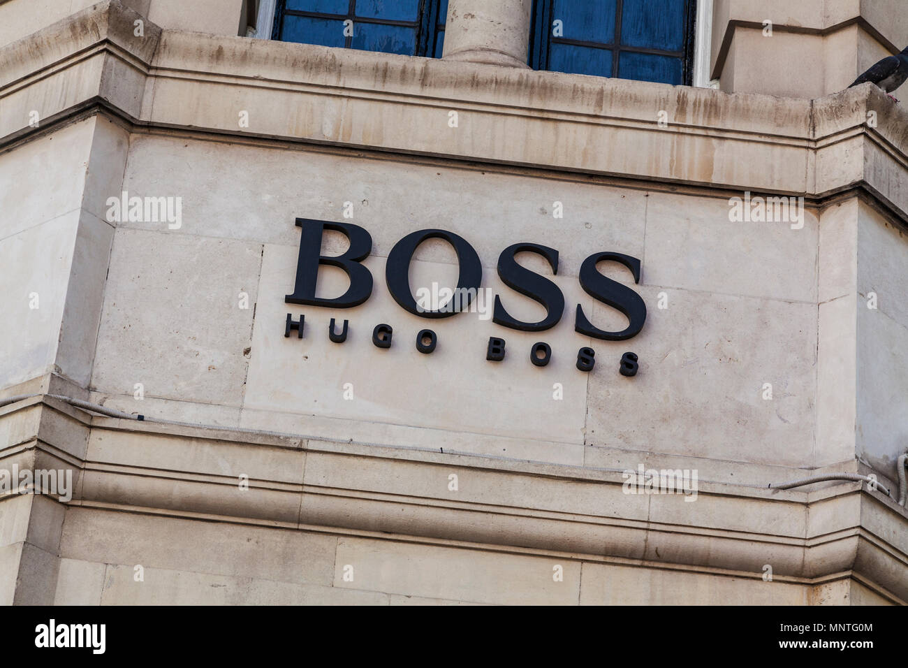 Hugo Boss store on Kings Road in Chelsea, London Stock Photo