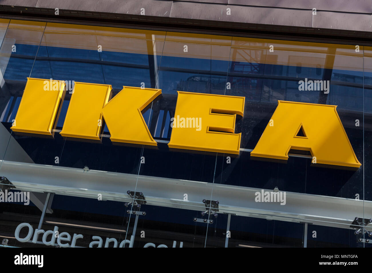 Ikea store at Westfield shopping centre in Stratford, London Stock Photo