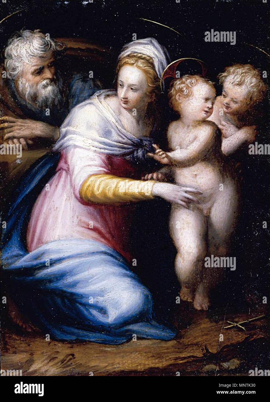 Holy Family with the Infant St John the Baptist second half of 16th ...