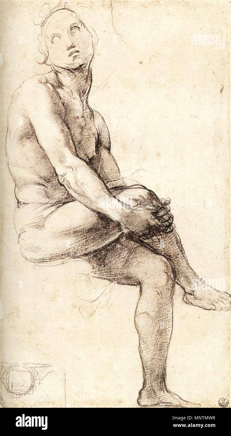 Study for Adam circa 1509. 1038 Raffaello Sanzio - Study for Adam ...