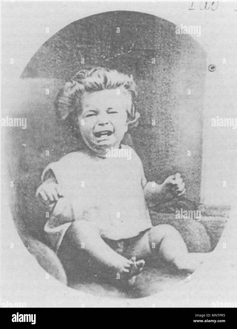 . English: The Ginx's Baby by O. G. Rejlander (1813-1875) - a typical commercial print, already heavily retouched (added chair etc.). 1871.   Oscar Gustave Rejlander  (1813–1875)     Alternative names O. G. Rejlander; Oscar Gustav Rejlander; Oscar Gustave Reijlander  Description British-Swedish photographer and painter  Date of birth/death 1813 18 January 1875  Location of birth/death Sweden Clapham  Work location London  Authority control  : Q725390 VIAF: 40230459 ISNI: 0000 0000 8375 2662 ULAN: 500030901 LCCN: n79023303 GND: 121262340 WorldCat 1048 Rejlander, 1871, Ginxs Baby retouched Stock Photo