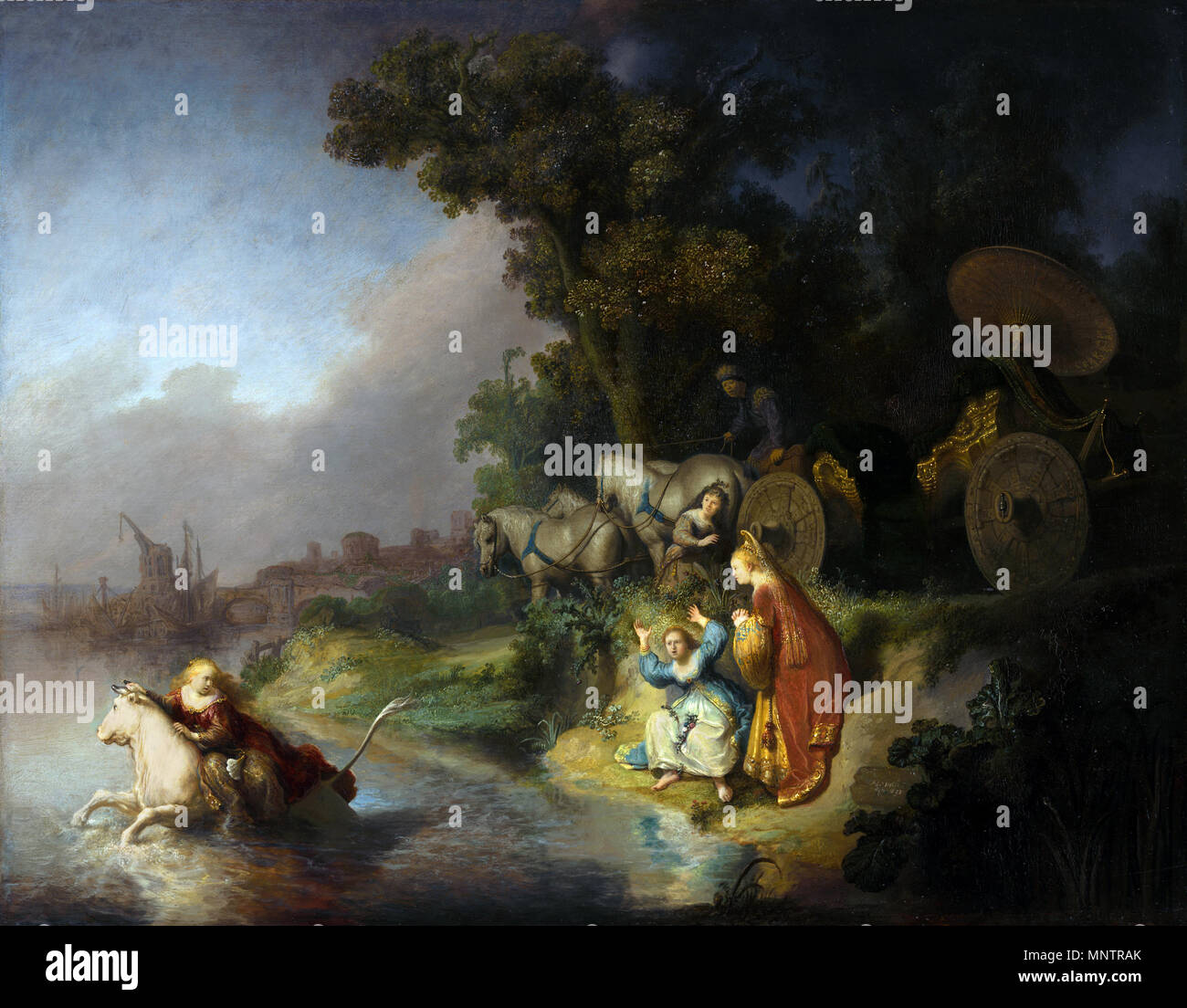 The abduction of Europa 1632. 1050 Rembrandt Abduction of Europa Stock ...