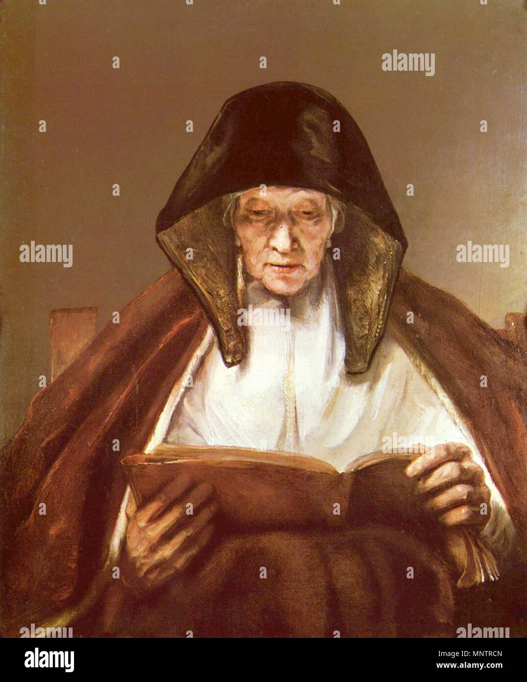 rembrandt-an-old-woman-reading-hi-res-stock-photography-and-images-alamy