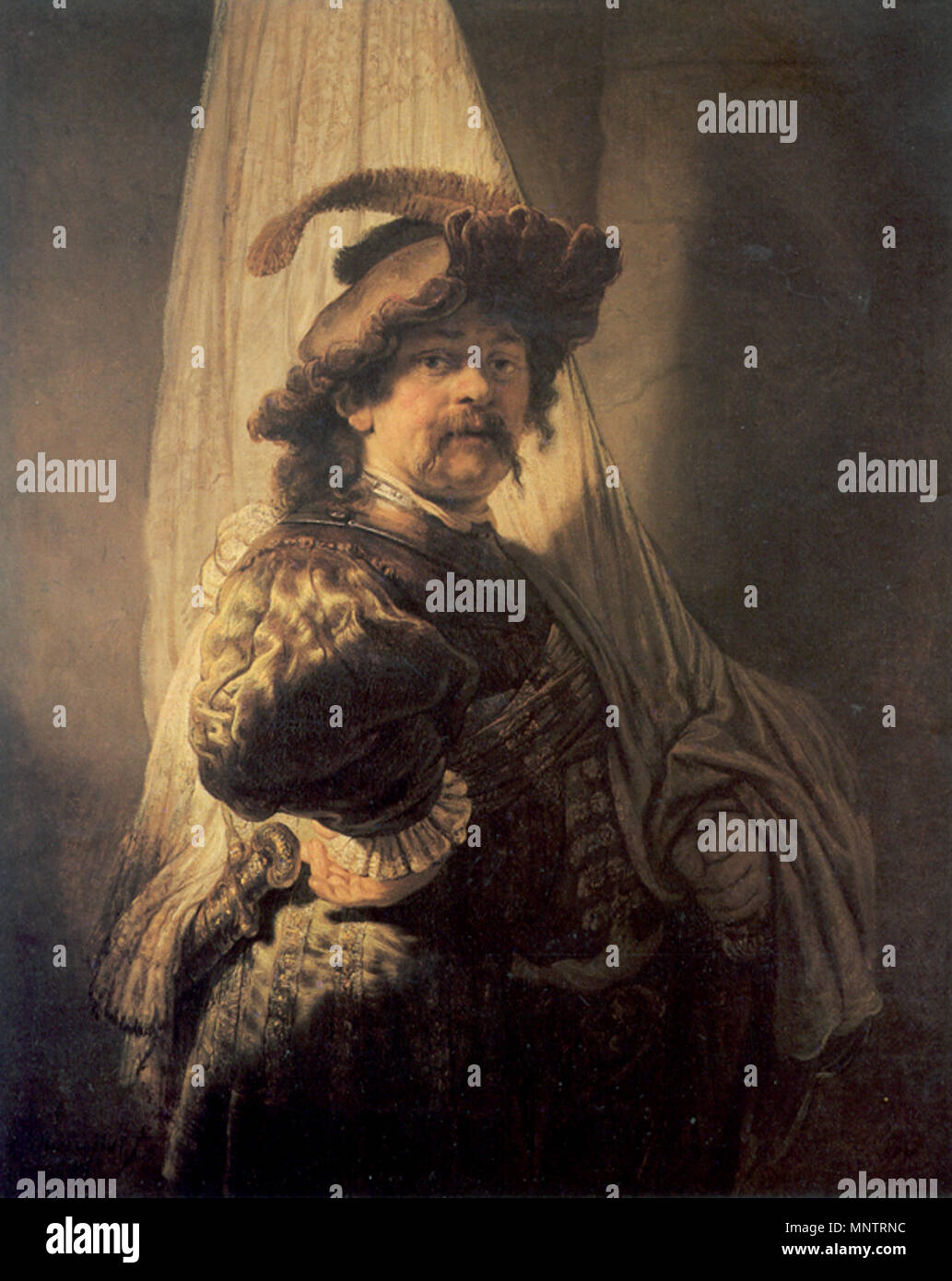 The Standard Bearer . English The StandardBearer . 1636. 1052 Rembrandt, The StandardBearer