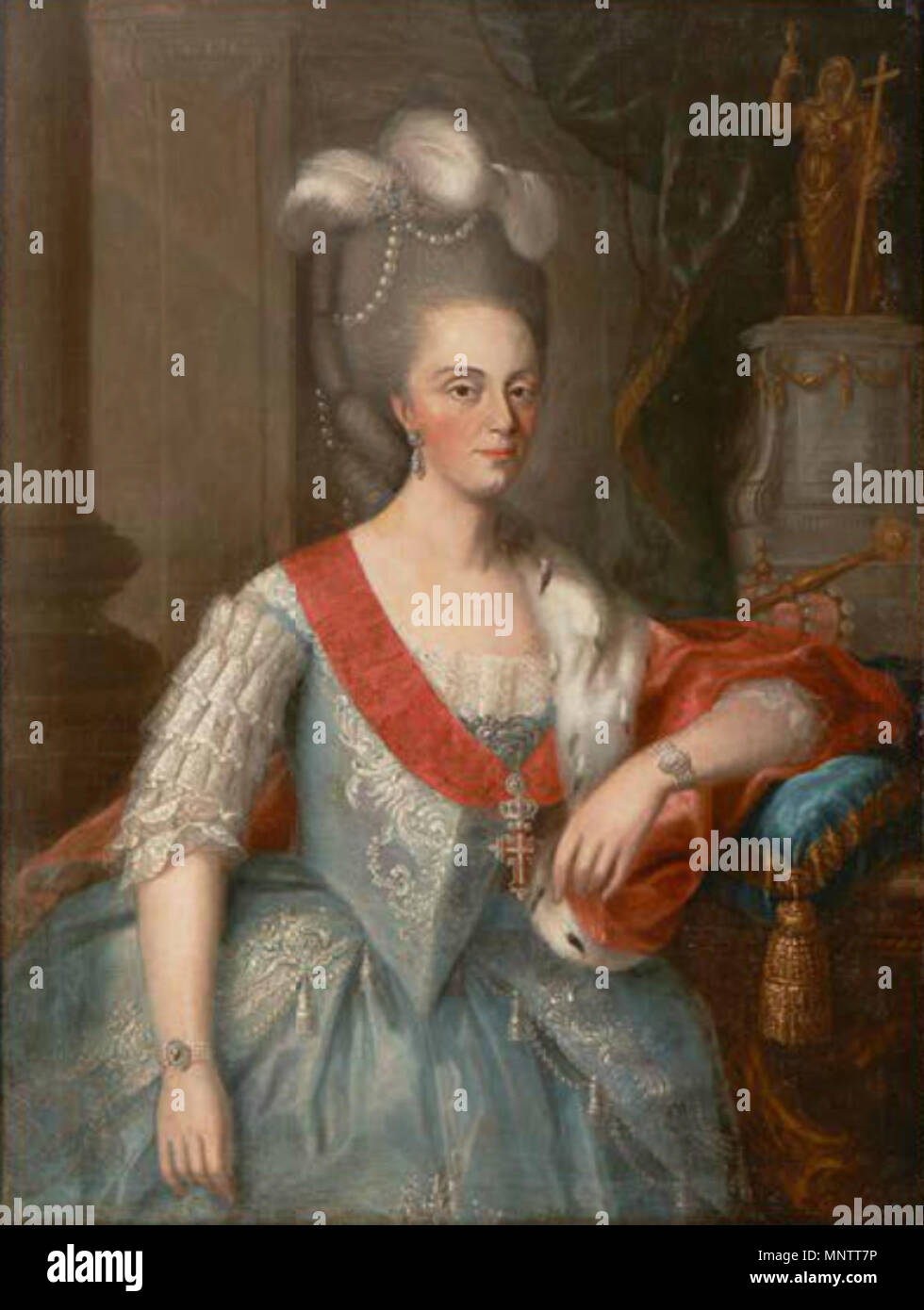 . English Portrait of Queen Maria I of Portugal, by J.B. Gerard