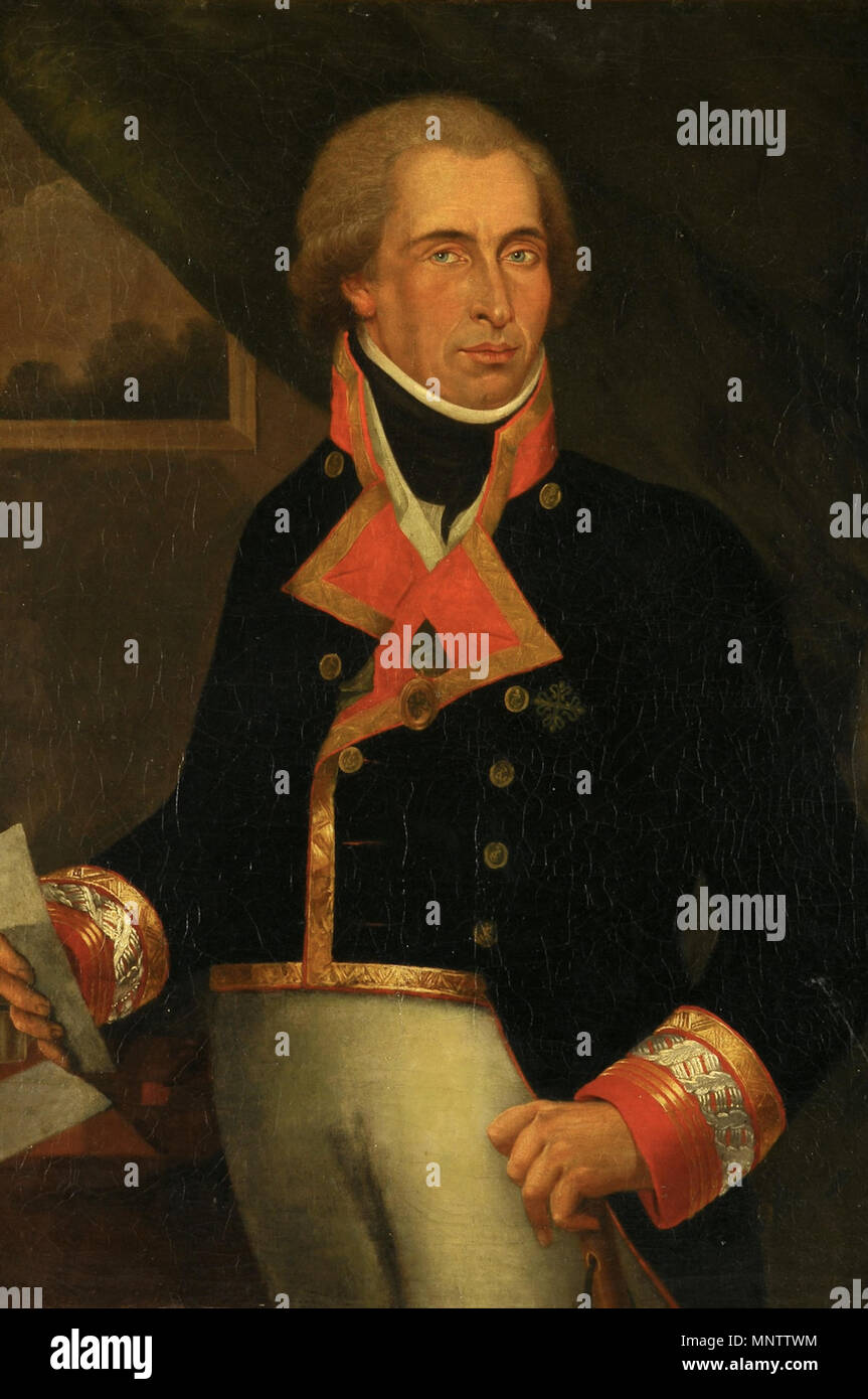1057 Retrato del brigadier de la Real Arada Dionisio Alcalá Galiano (ca. 1843) - Anónimo Stock Photo