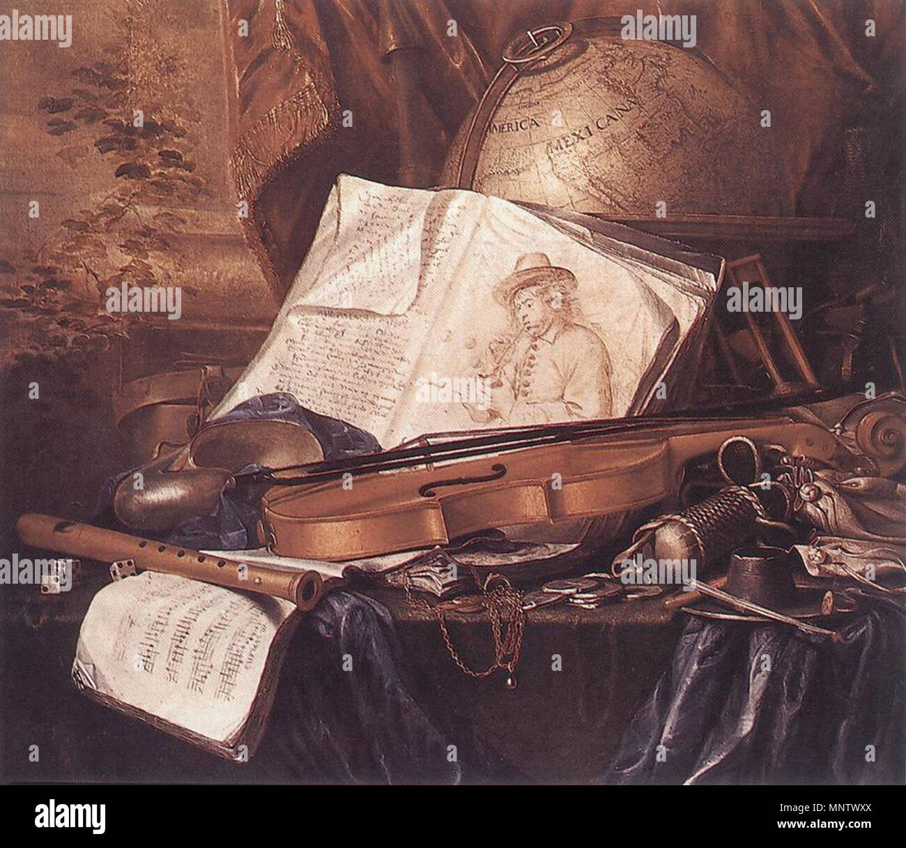 Musical Instruments 1775 English: Still-Life of Musical Instruments 17th century. 1062 Ring ...