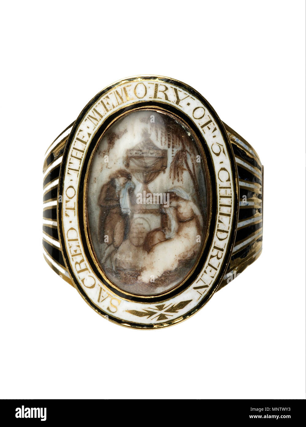 Ring; mourning ring   1800.   1062 Ring; mourning ring - Google Art Project Stock Photo