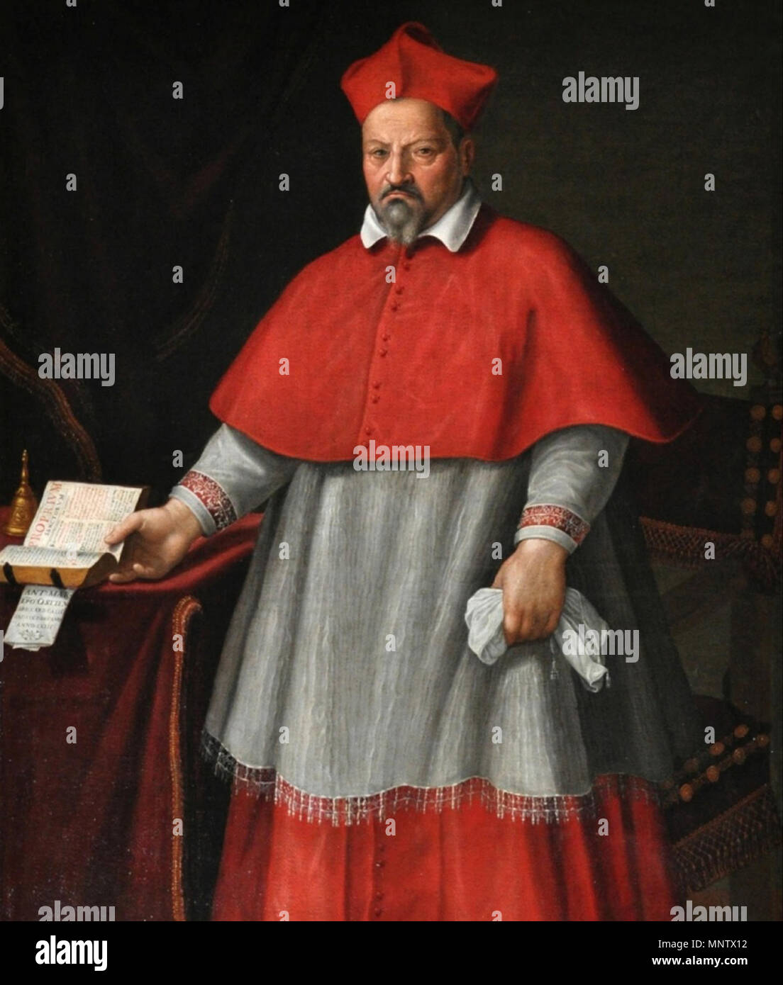 .  Italiano: Cardinale Antonio Maria Galli (1553-1620) . Probably 17th century.   1063 Ritratto Cardinale Gallo Stock Photo