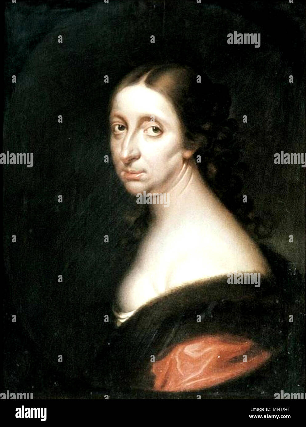 . Italiano: Ritratto di Cristina di Svezia . 1661. Abraham Wuchters - Collezioni d'arte dell'Università di Uppsala 1063 Ritratto di Cristina di Svezia - Wuchters Stock Photo